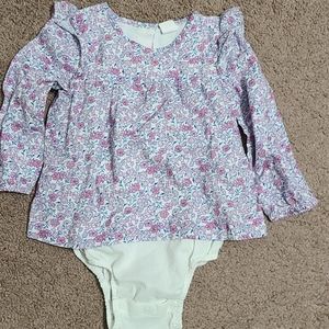 Floral onesie